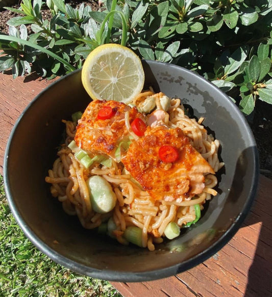 Spicy Salmon Noodles