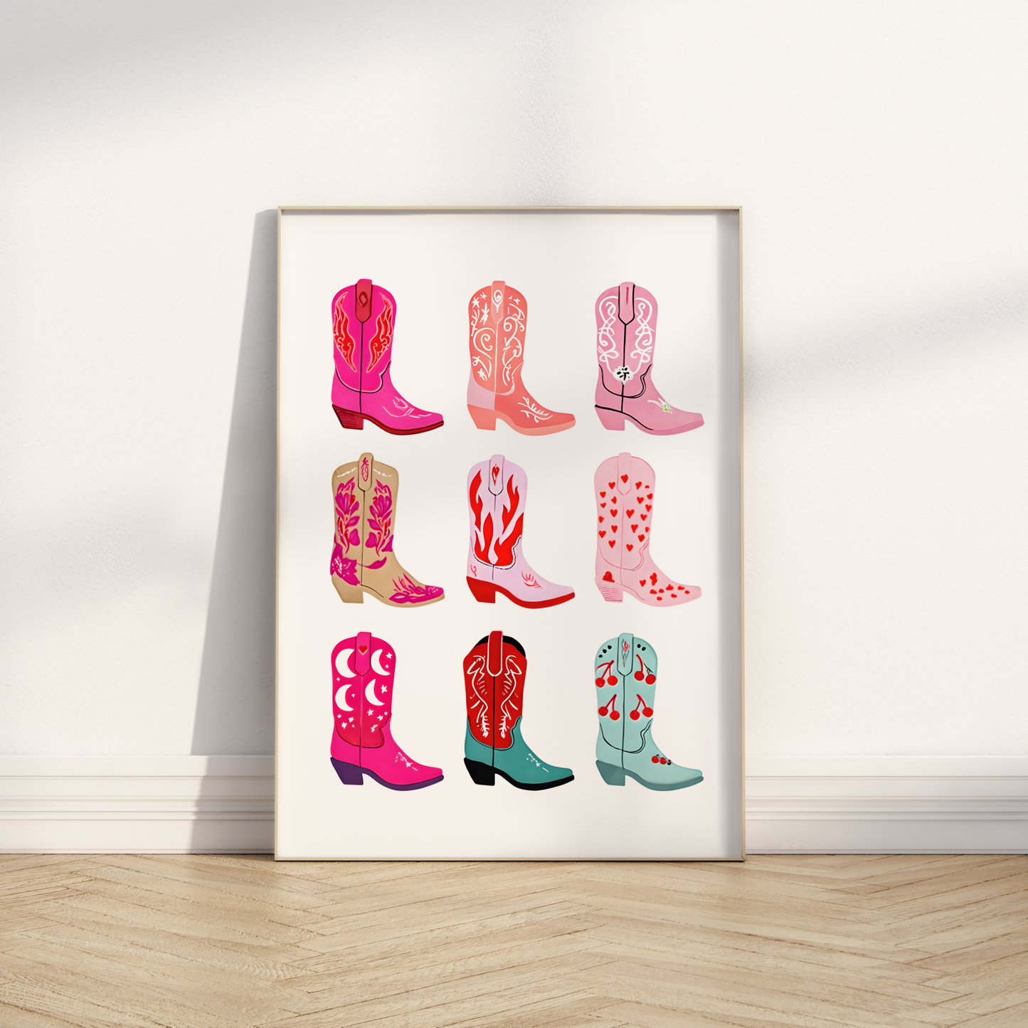Cowgirl Boots Print
