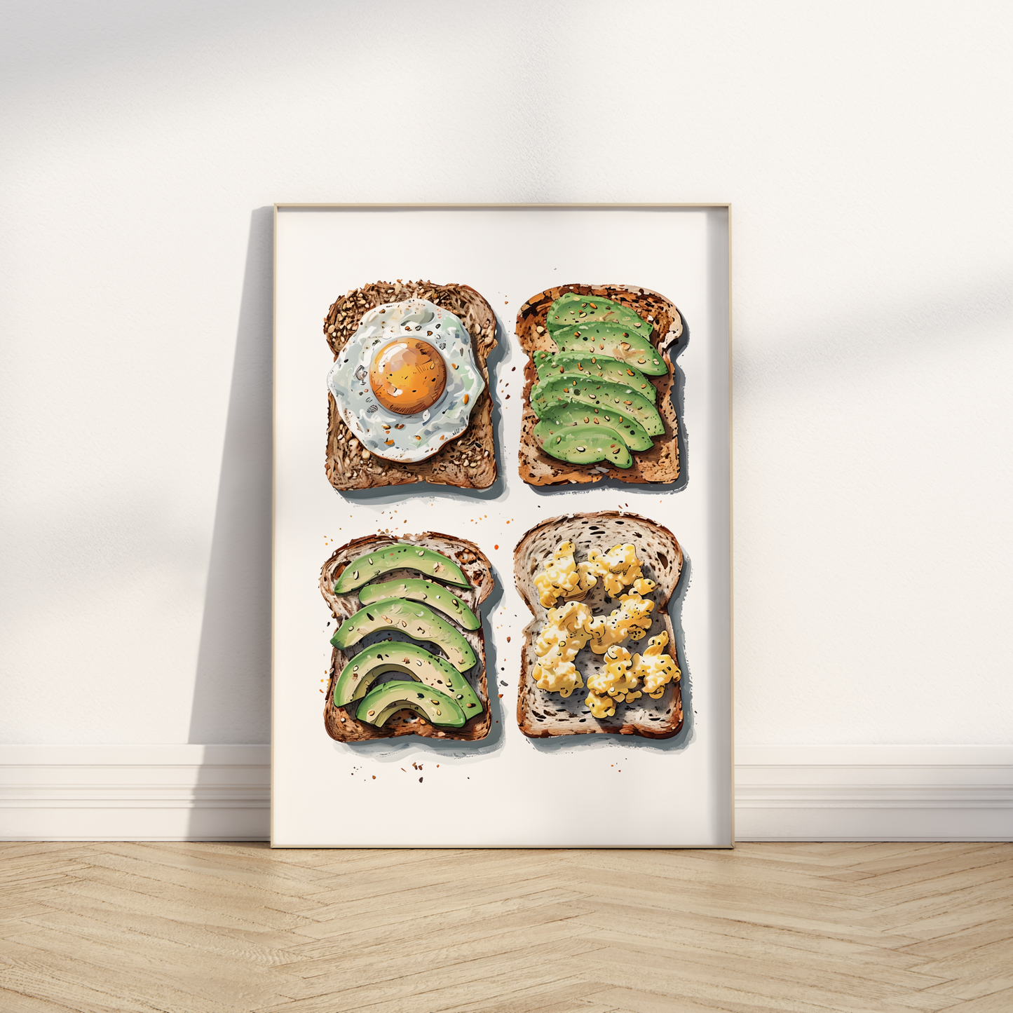 Avo + Egg Toast Print