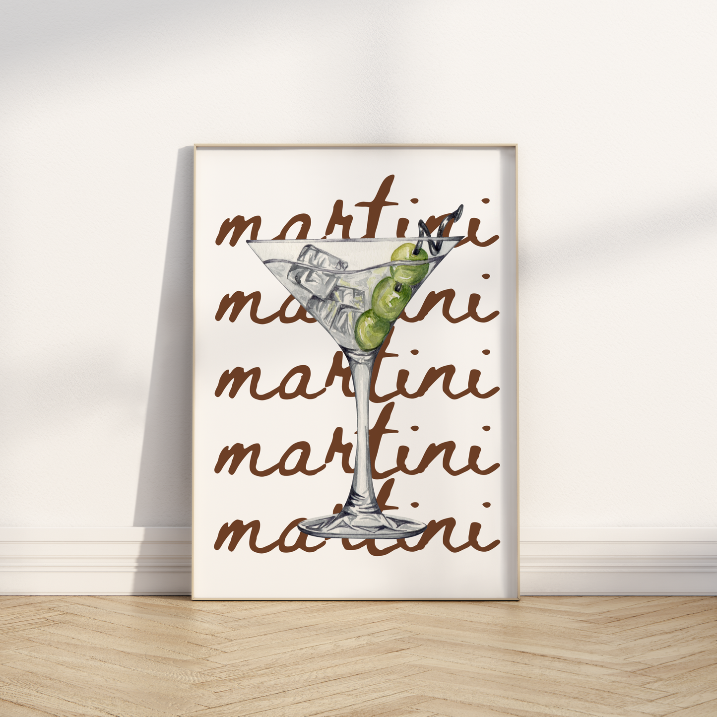 Martini Martini Martini Print