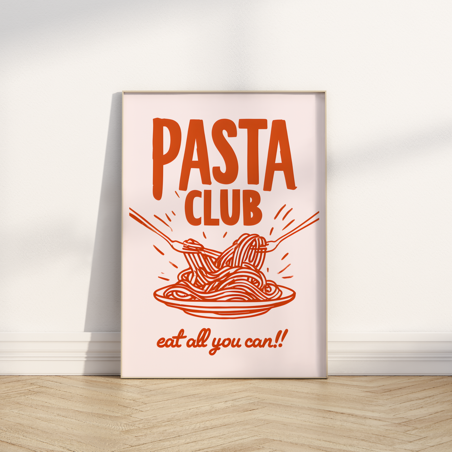Pasta Club Print
