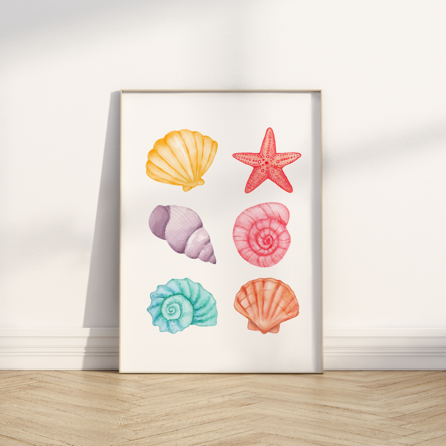 Colourful Shells Print