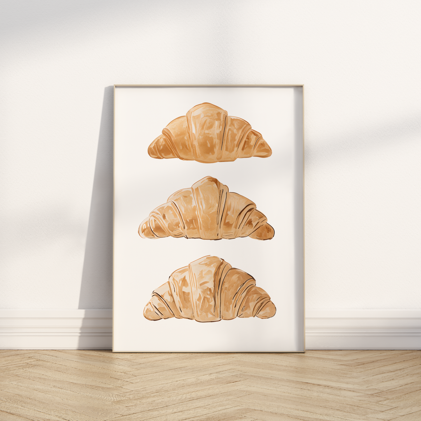 Croissant Trio Print