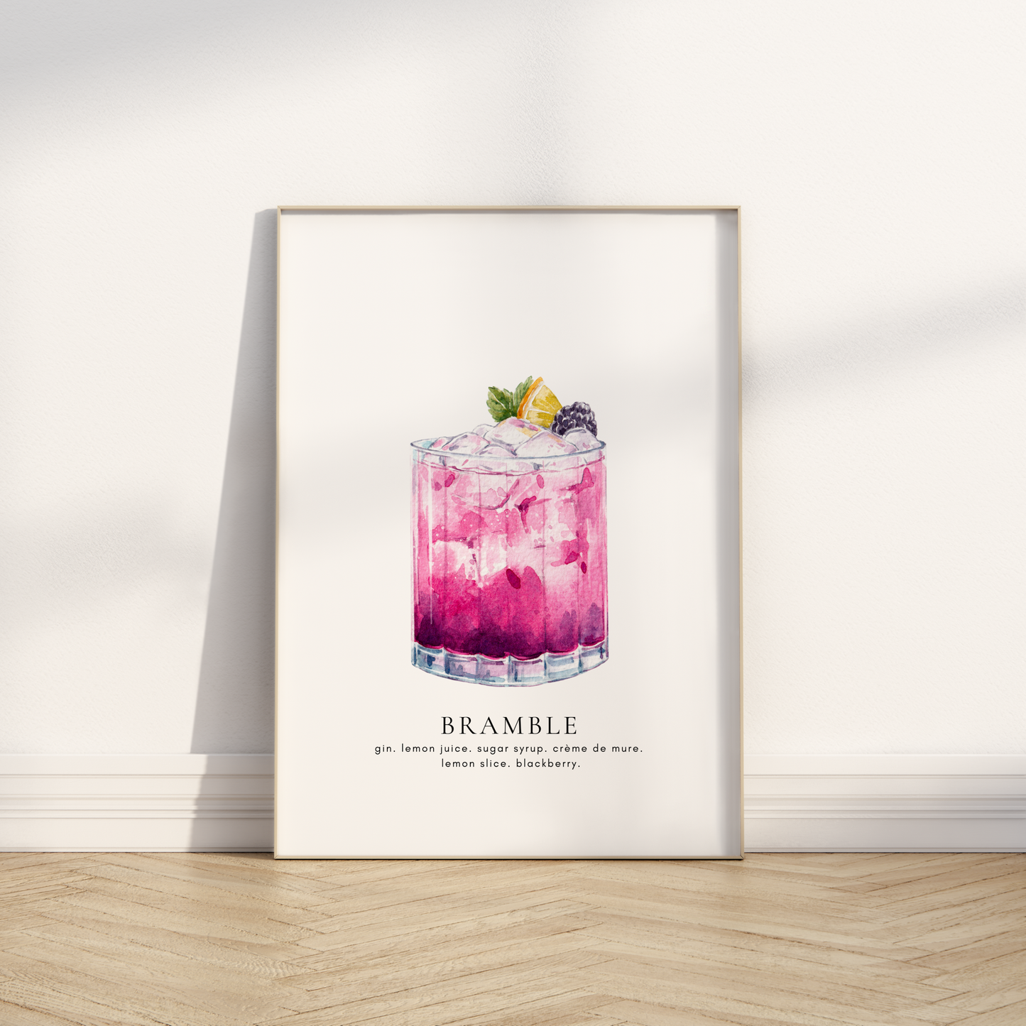Bramble Cocktail Print