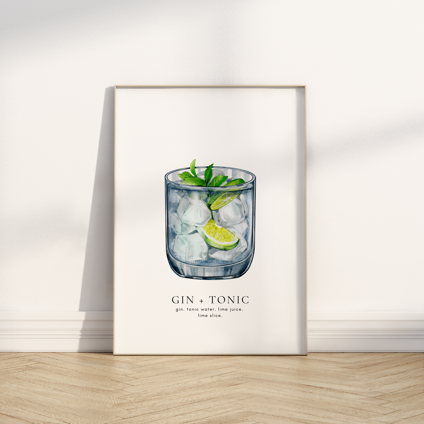 Gin + Tonic Print