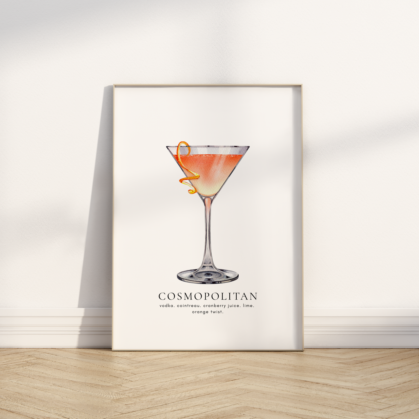 Cosmopolitan Cocktail Print