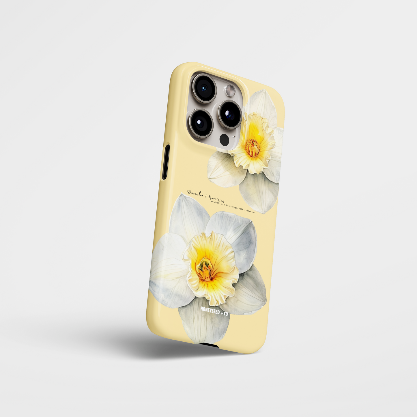Narcissus Bloom- December Birthflower Phone Case