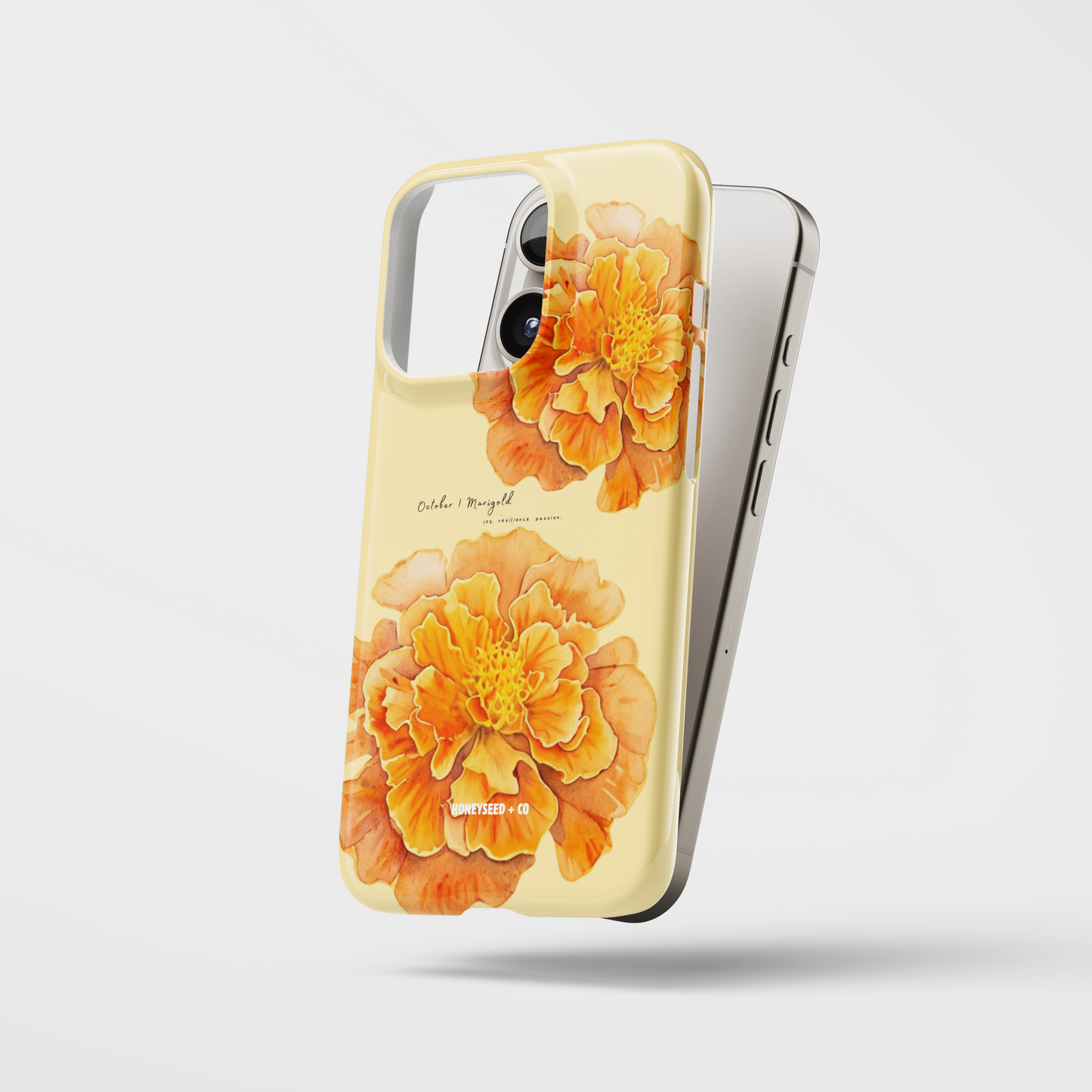 Marigold Bloom- October Birthflower Phone Case
