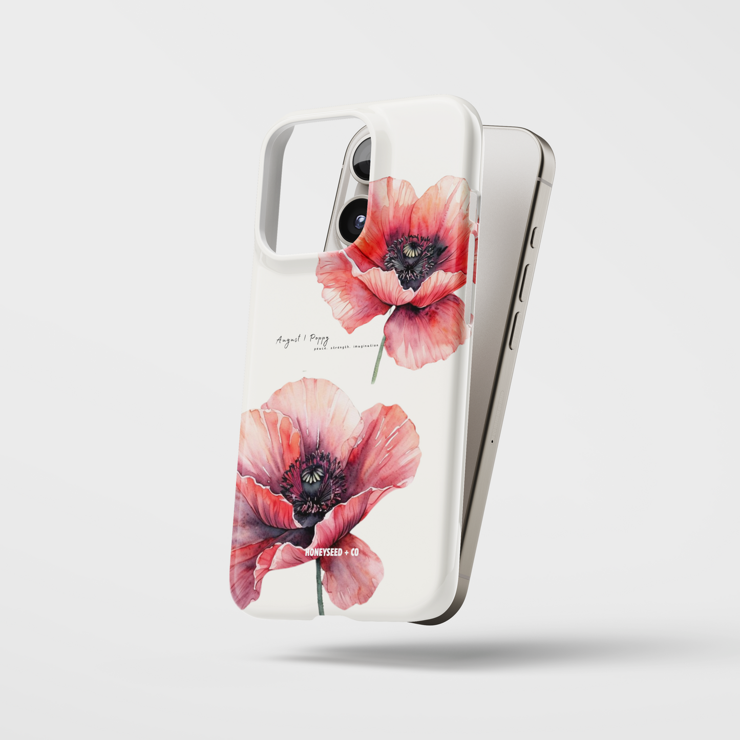 Poppy Bloom- August Birthflower Phone Case