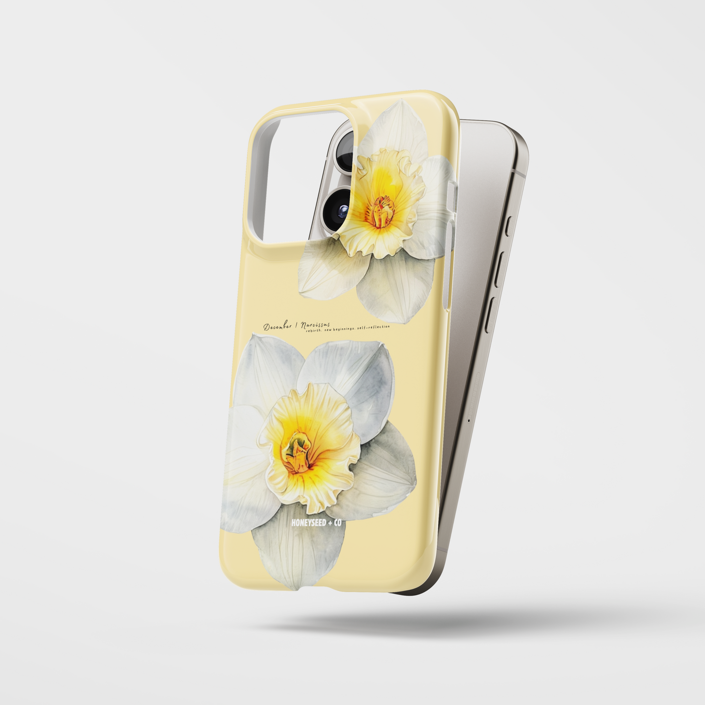 Narcissus Bloom- December Birthflower Phone Case