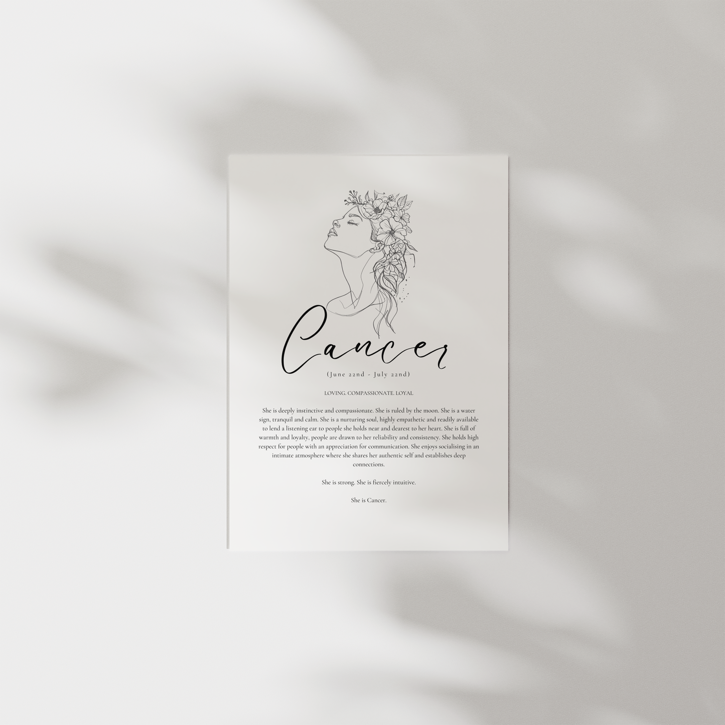 'She is' Prints- Astrology