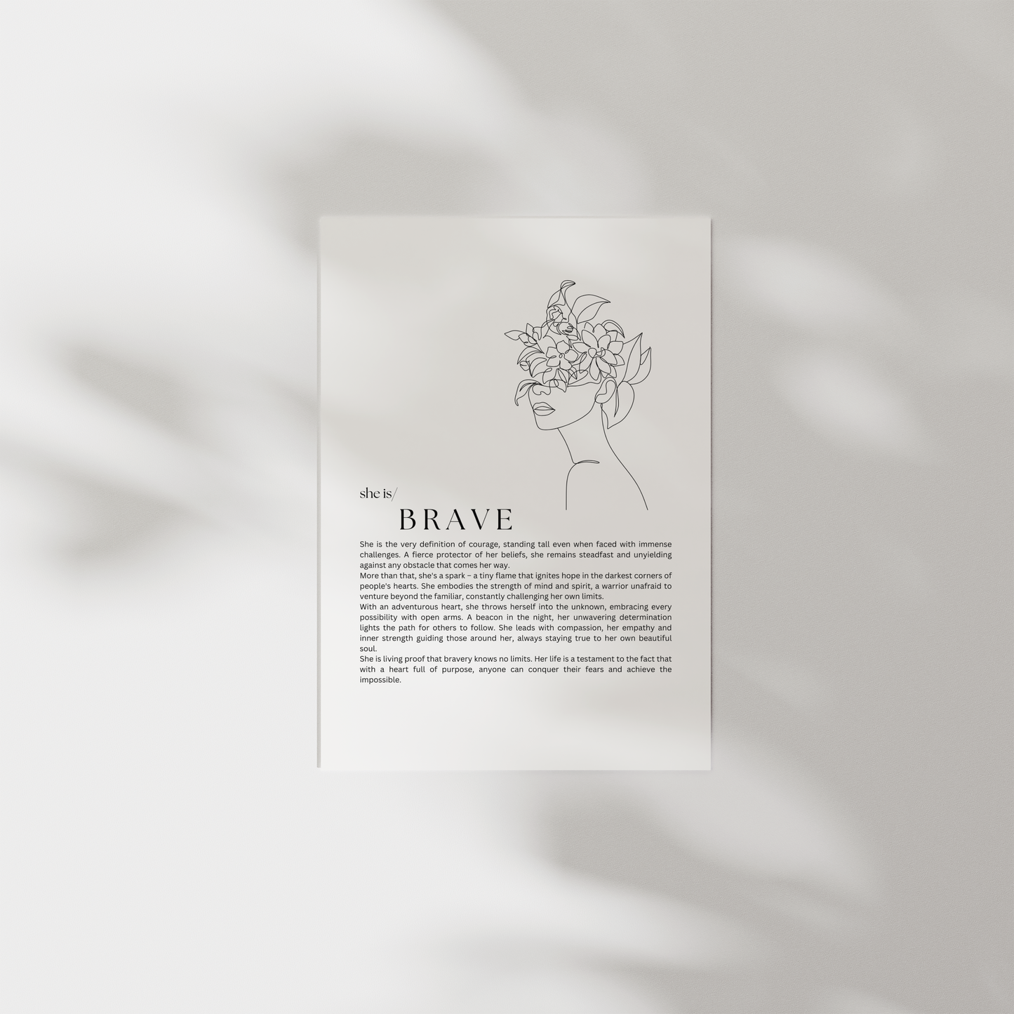 She is- Brave