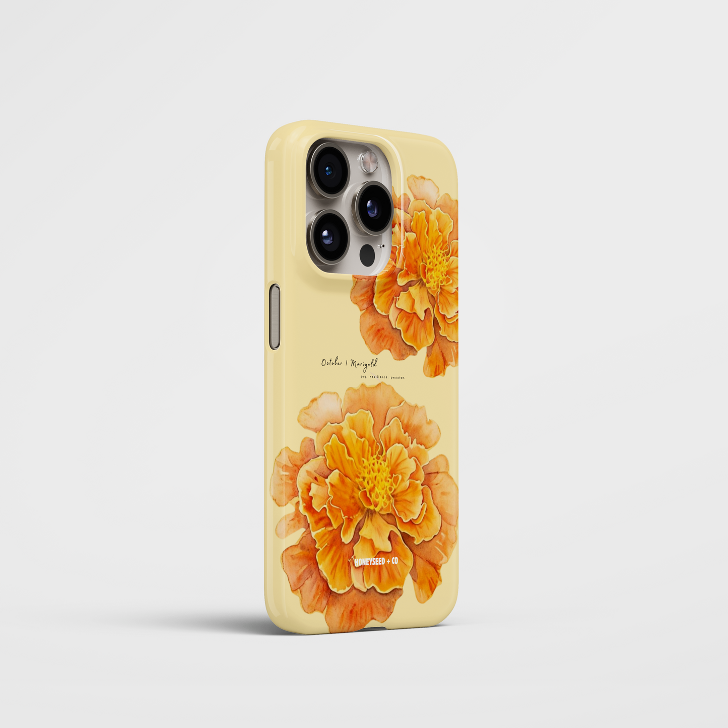 Marigold Bloom- October Birthflower Phone Case