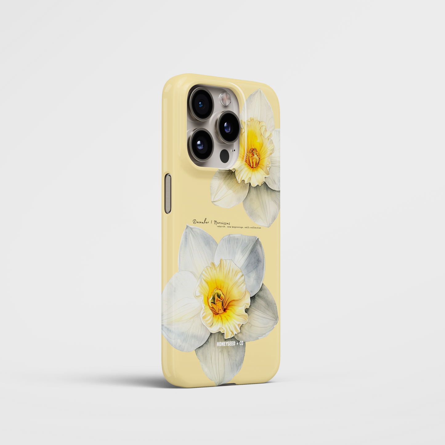Narcissus Bloom- December Birthflower Phone Case