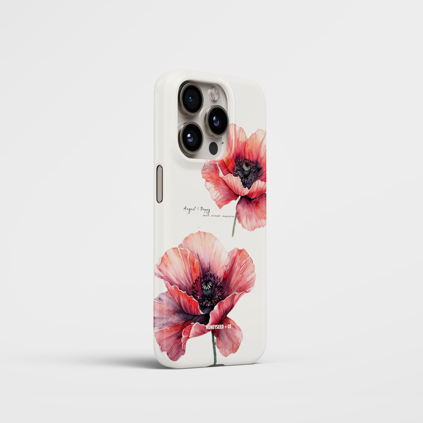 Poppy Bloom- August Birthflower Phone Case