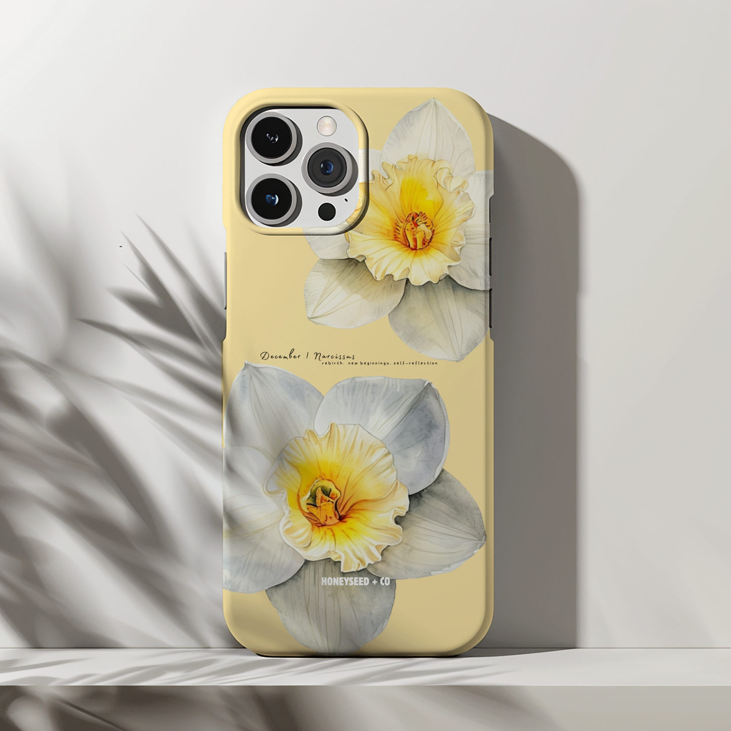 Narcissus Bloom- December Birthflower Phone Case