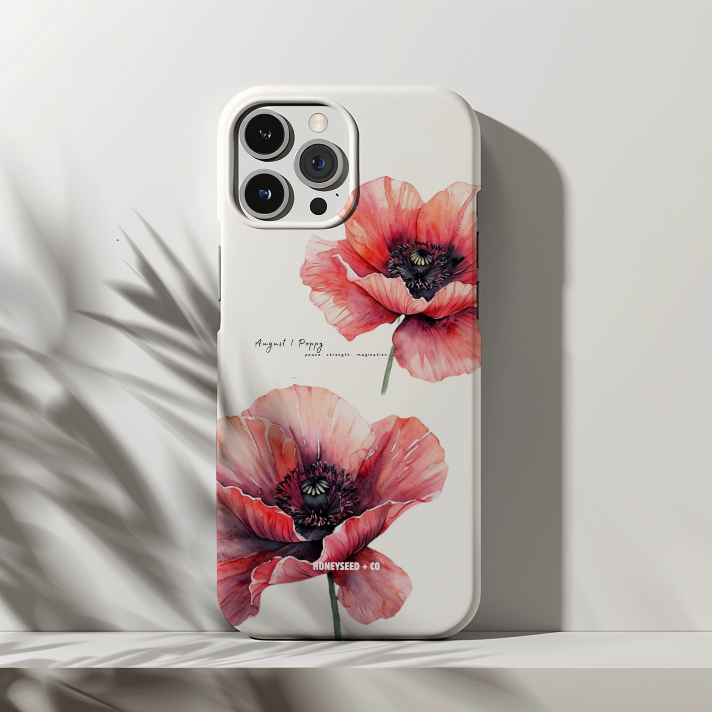 Poppy Bloom- August Birthflower Phone Case