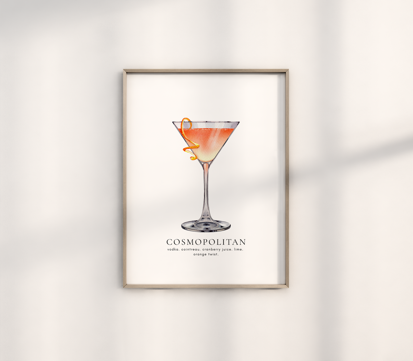 Cosmopolitan Cocktail Print