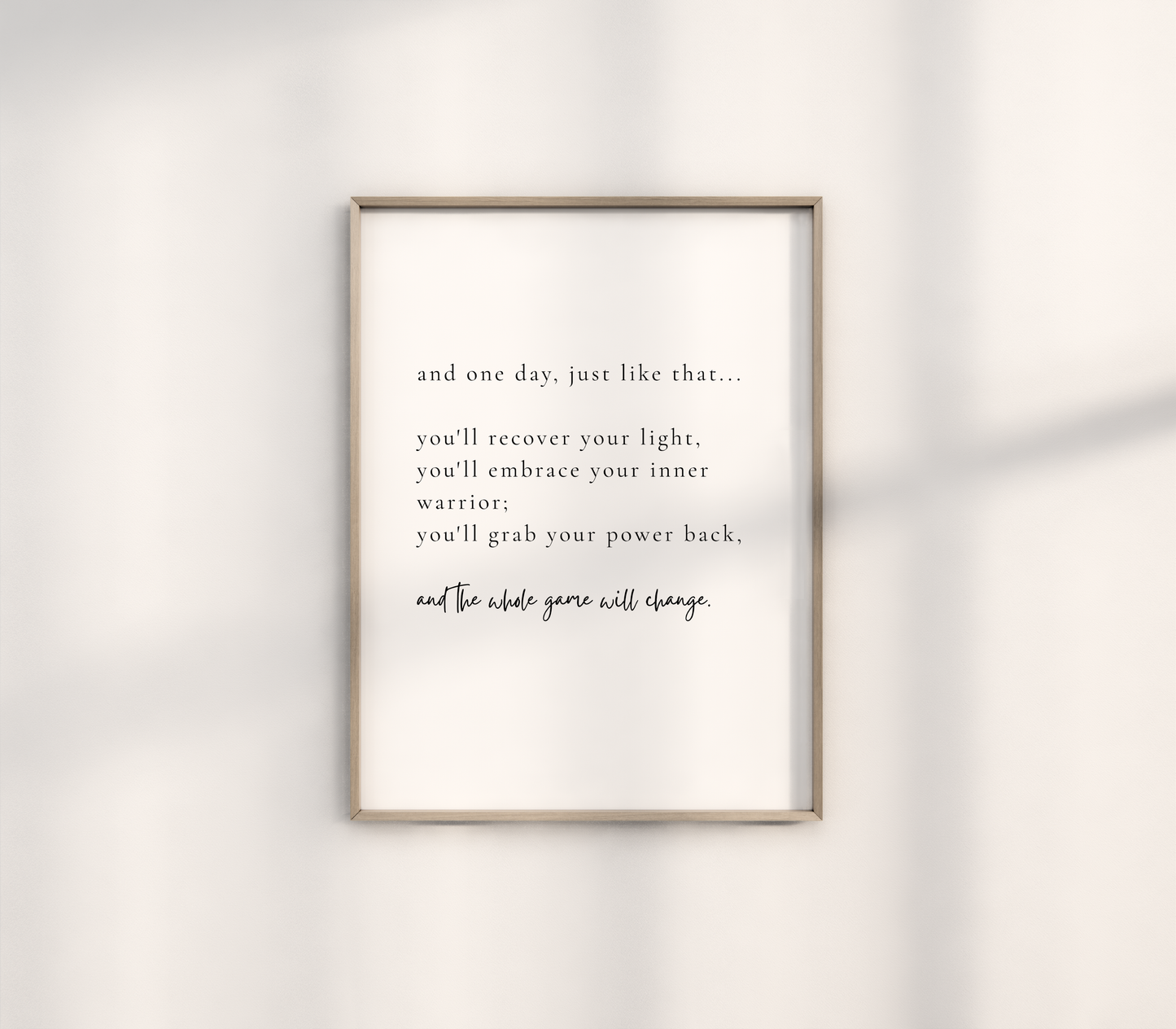 One Day Print