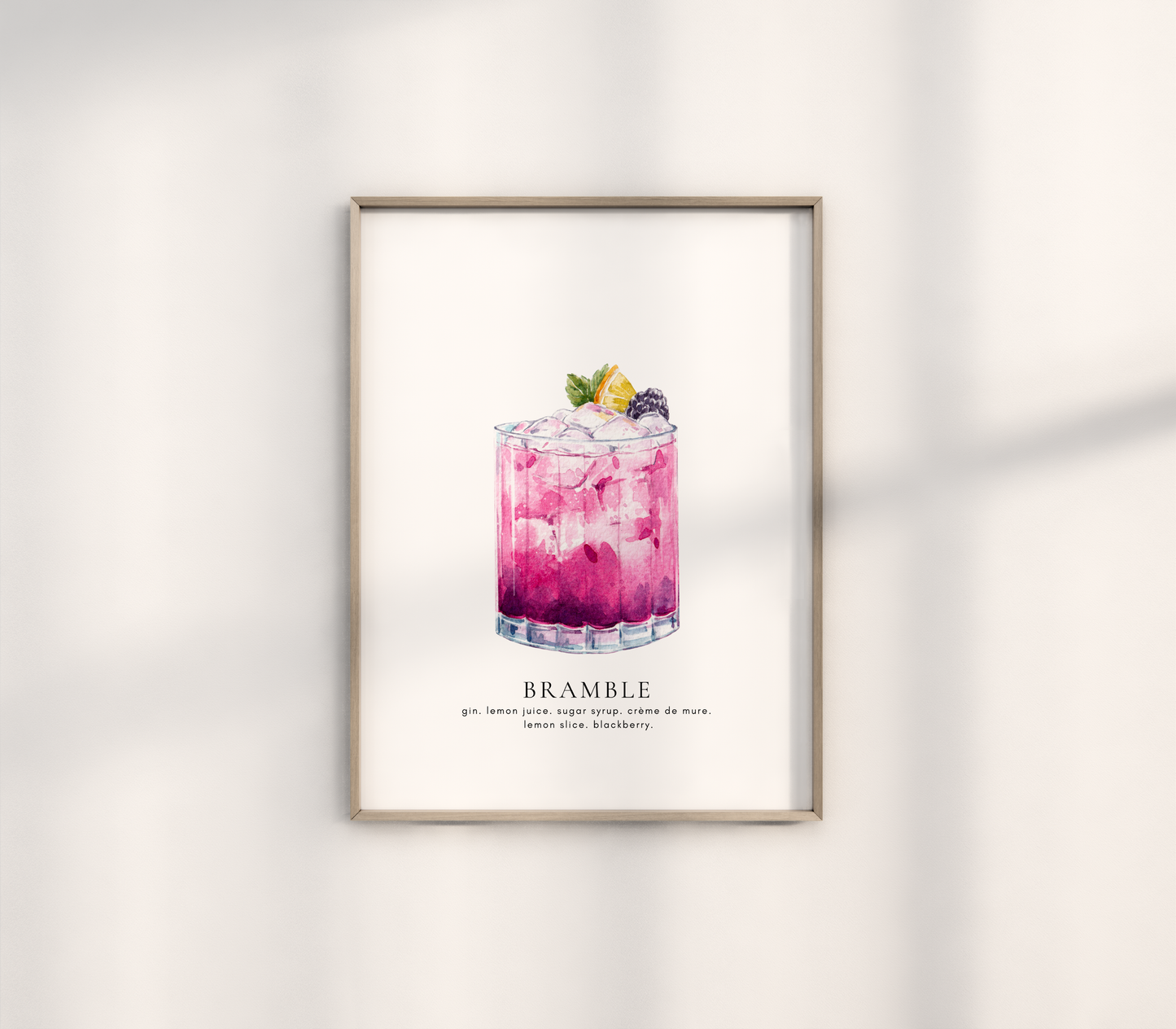 Bramble Cocktail Print