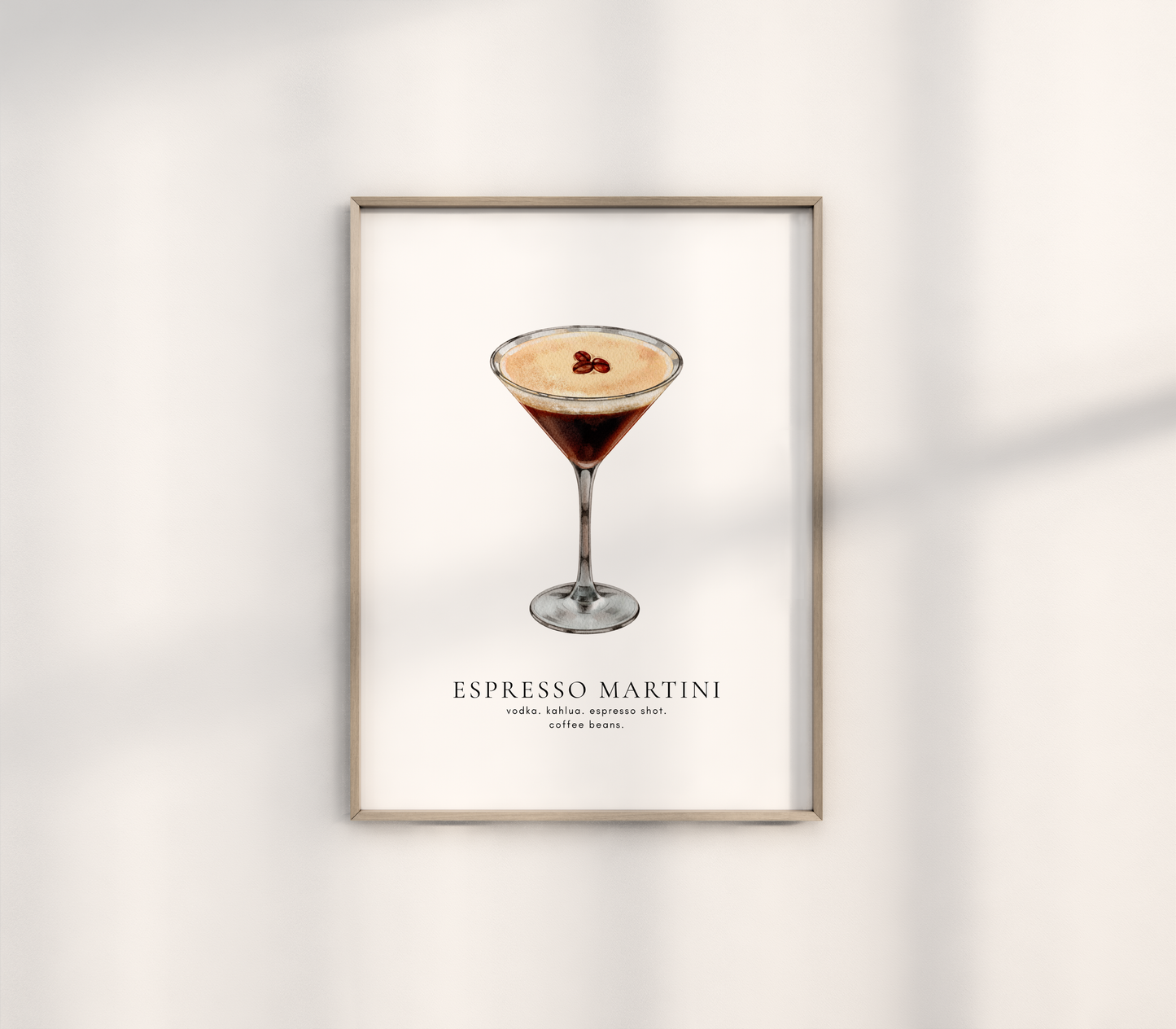 Espresso Martini Cocktail Print