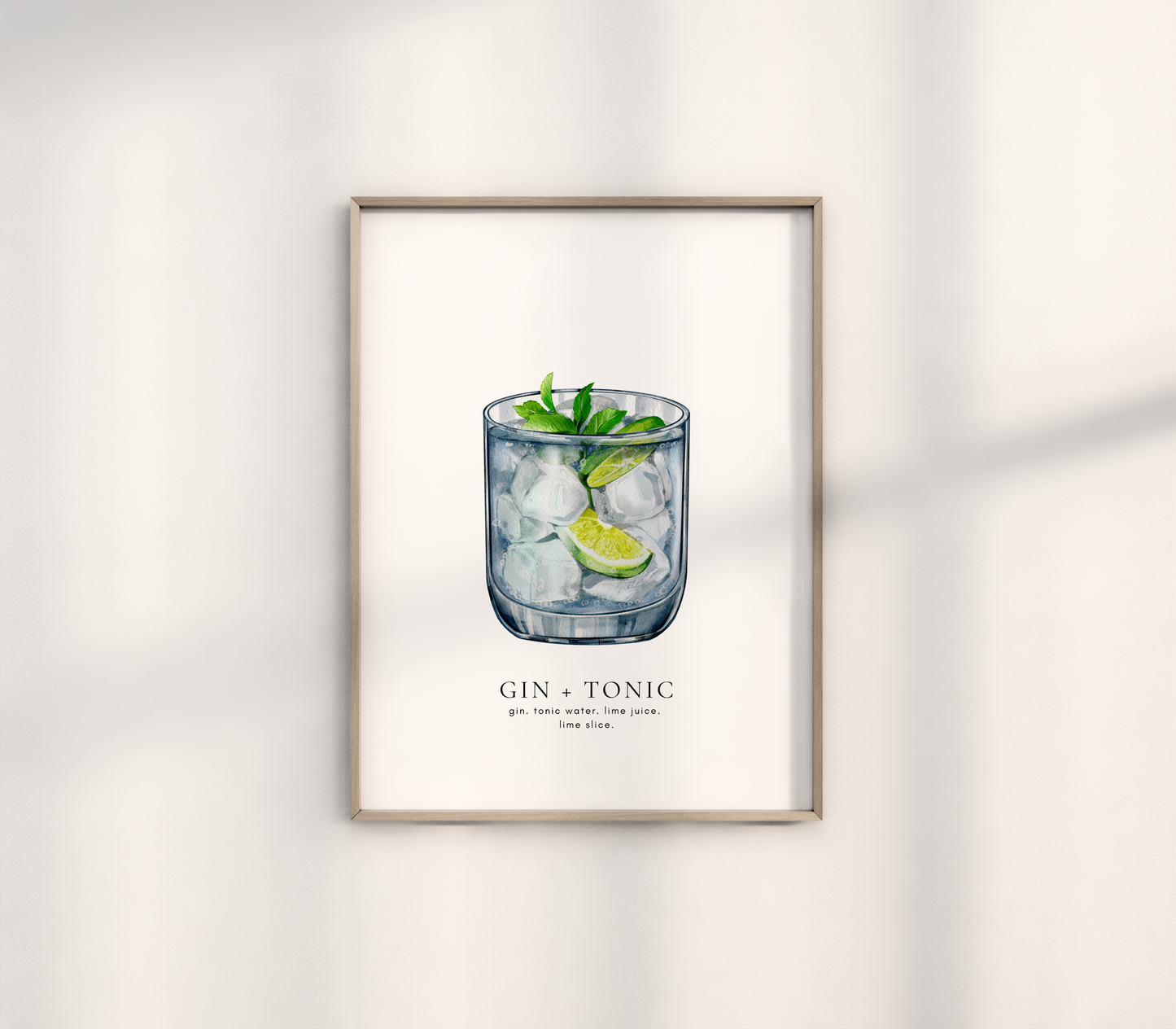 Gin + Tonic Print