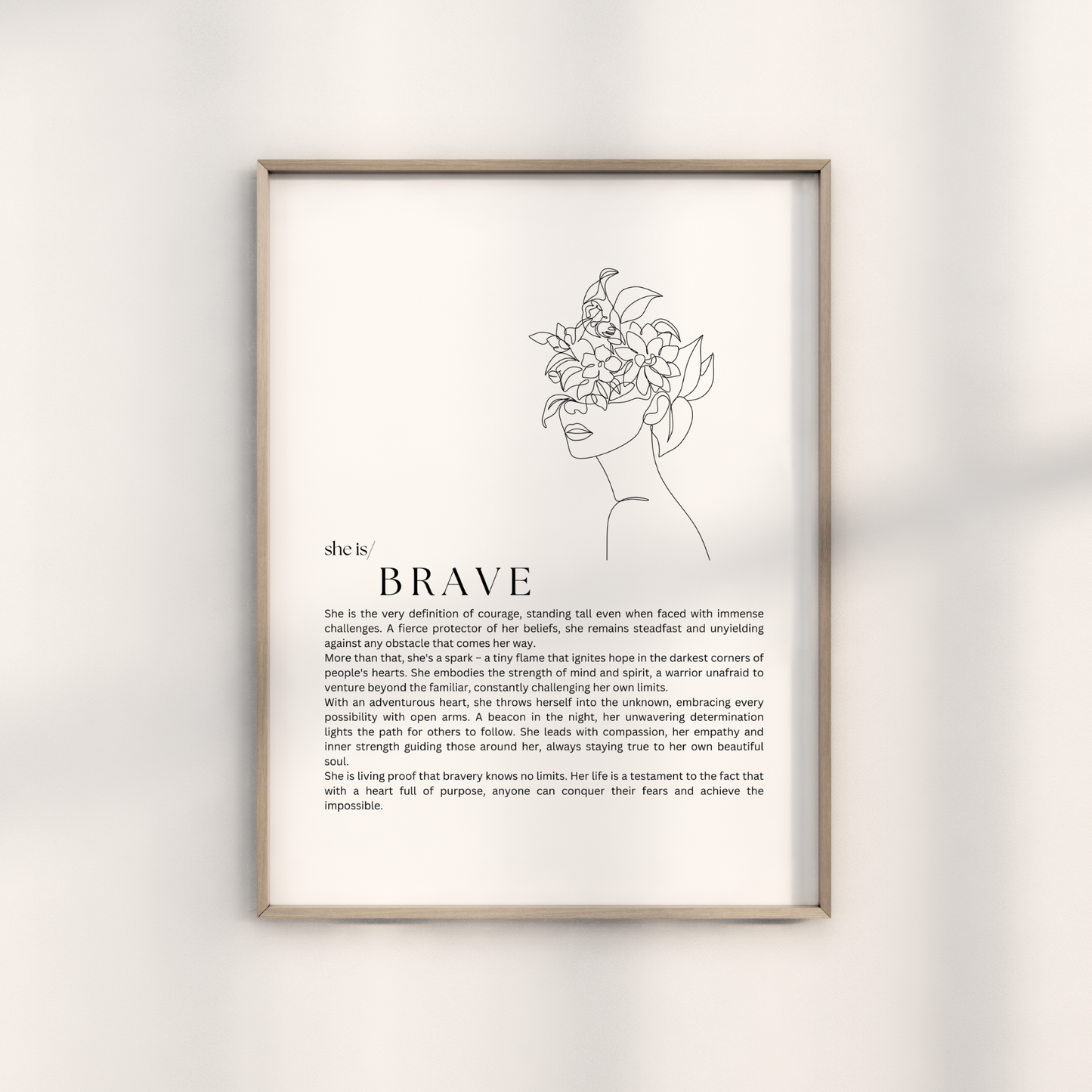 She is- Brave