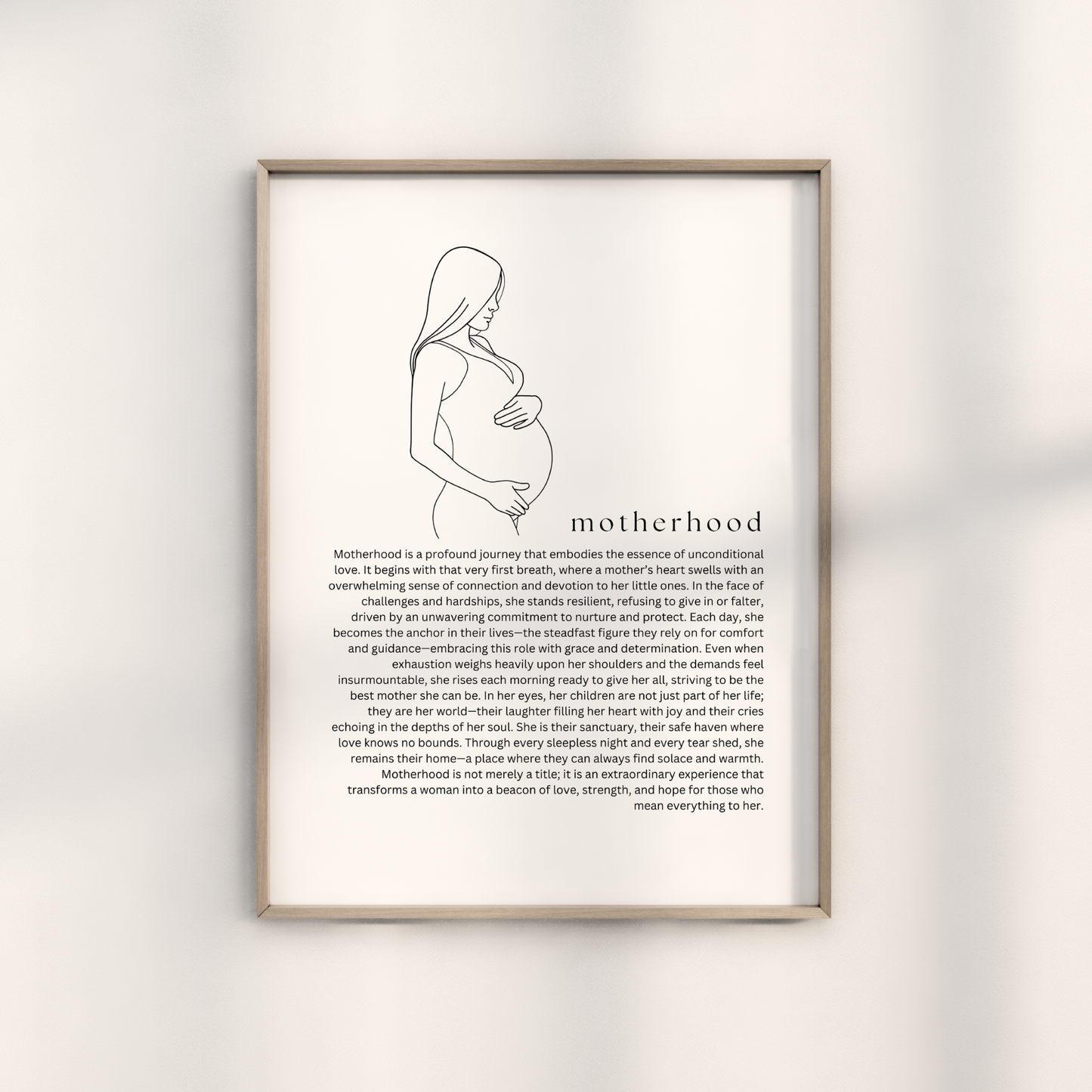 Motherhood print