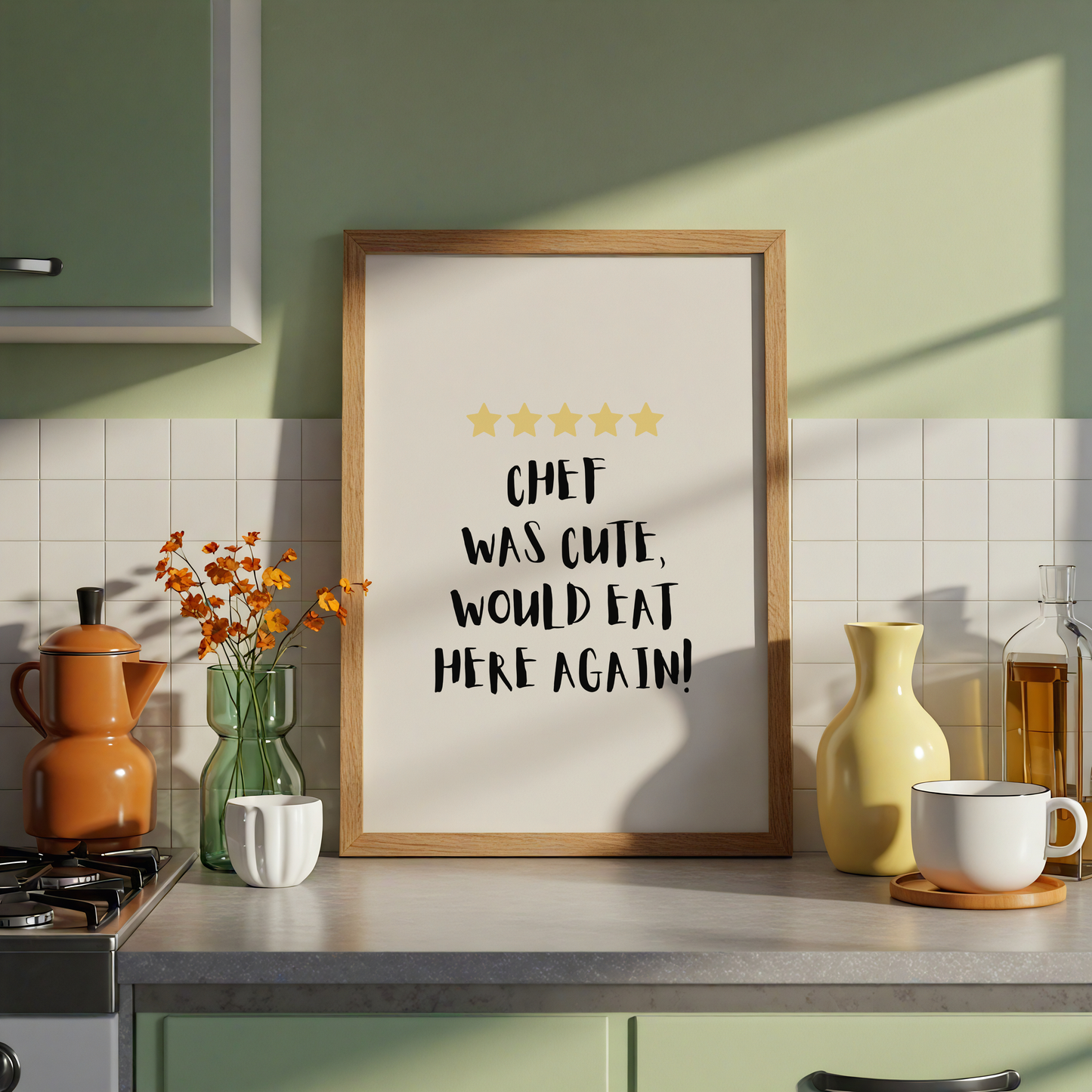 Chef was Cute Print