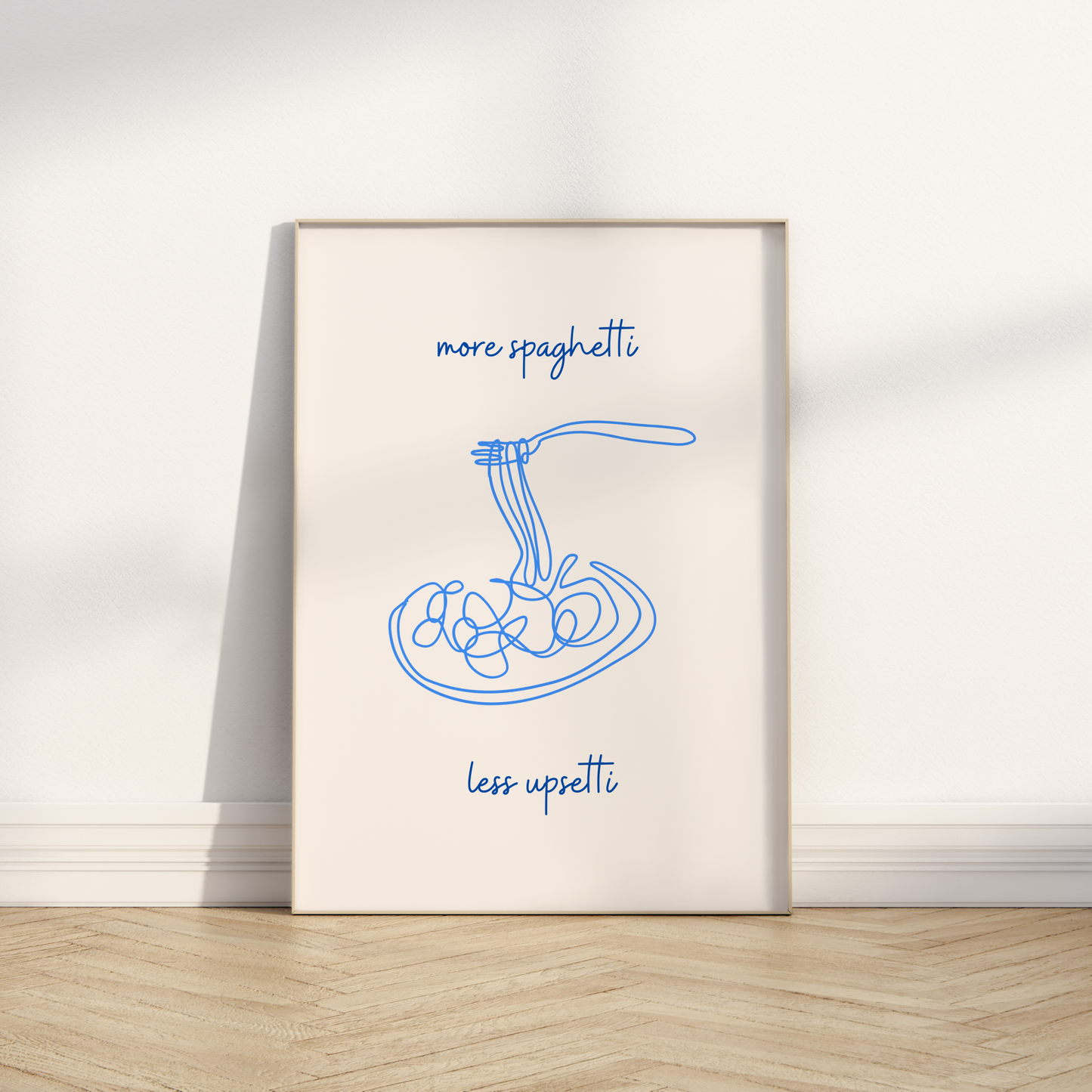 More Spaghetti, Less Upsetti Print