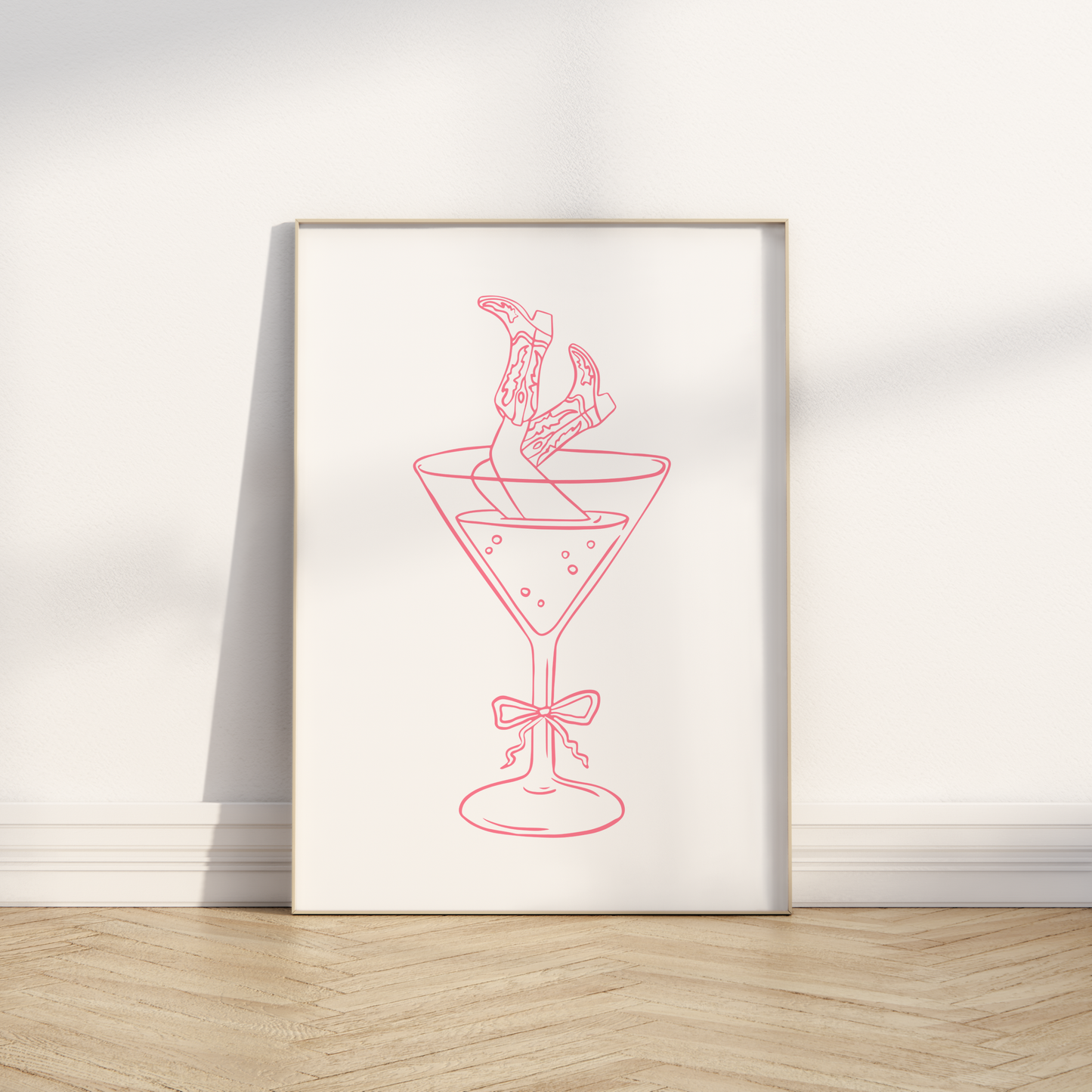 Cowgirl Cocktail Print
