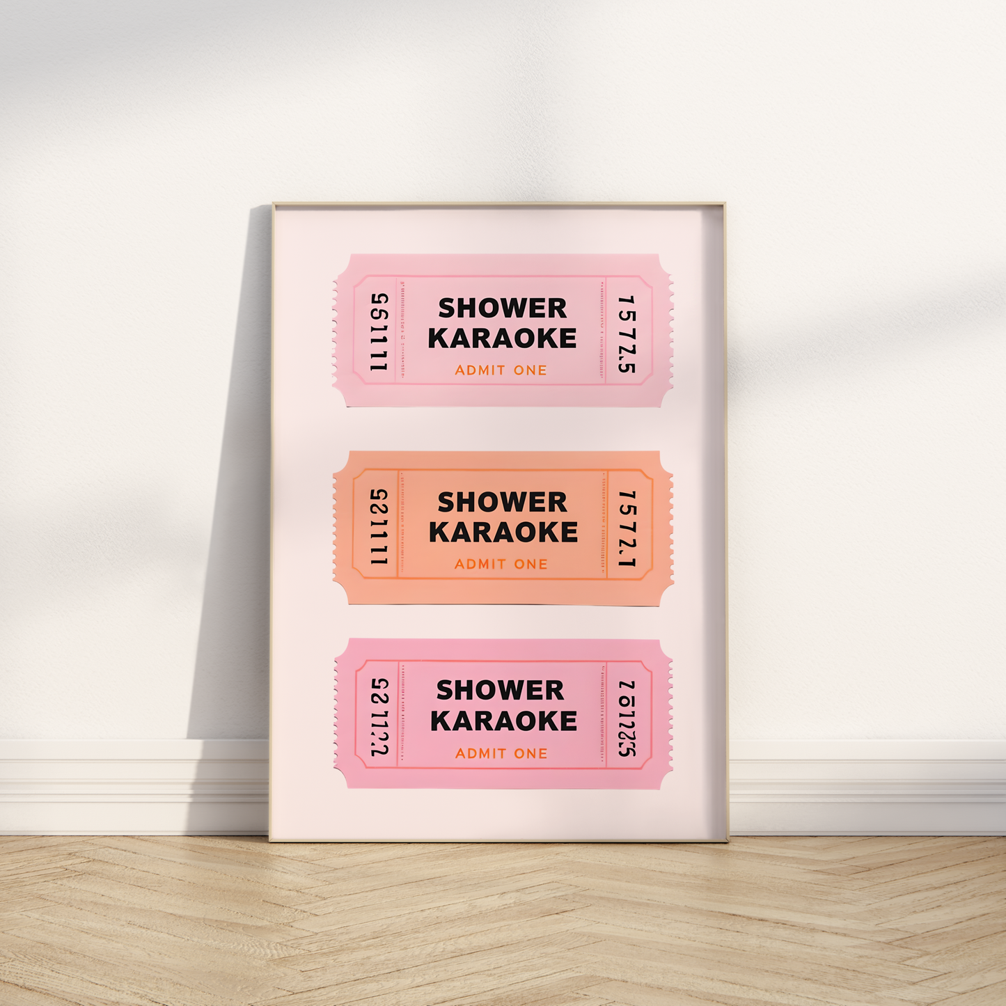 Shower Karaoke Print