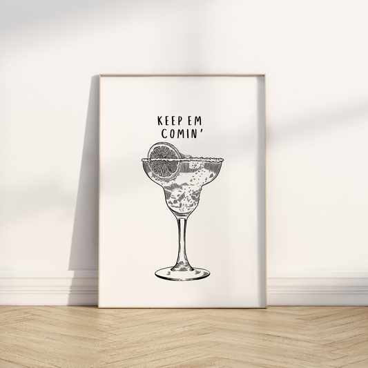 Keep em comin Print