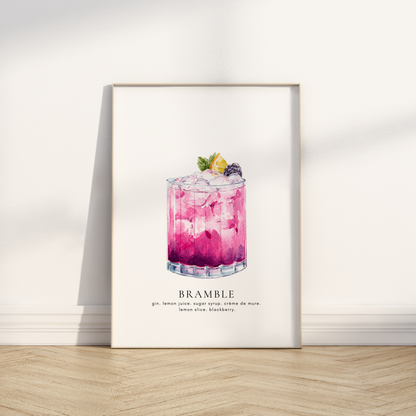 Bramble Cocktail Print