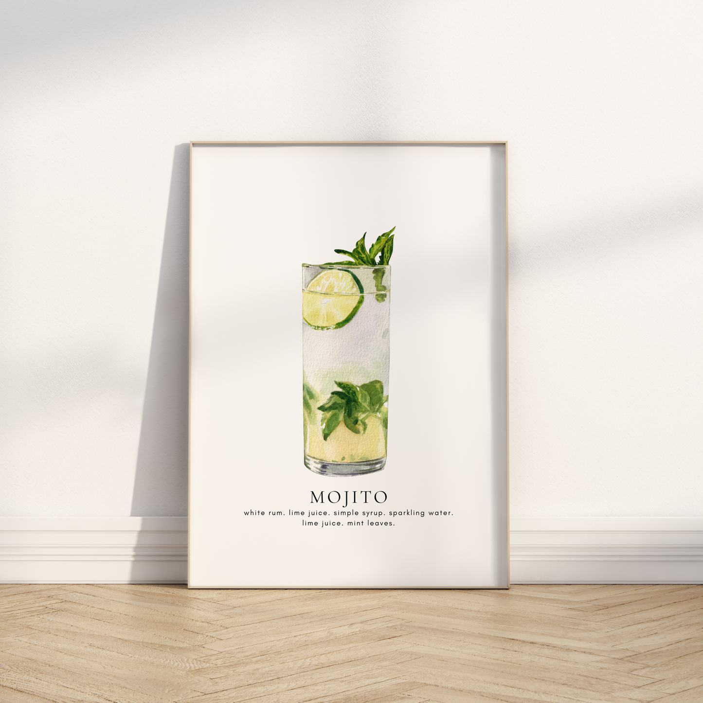 Mojito Cocktail Print