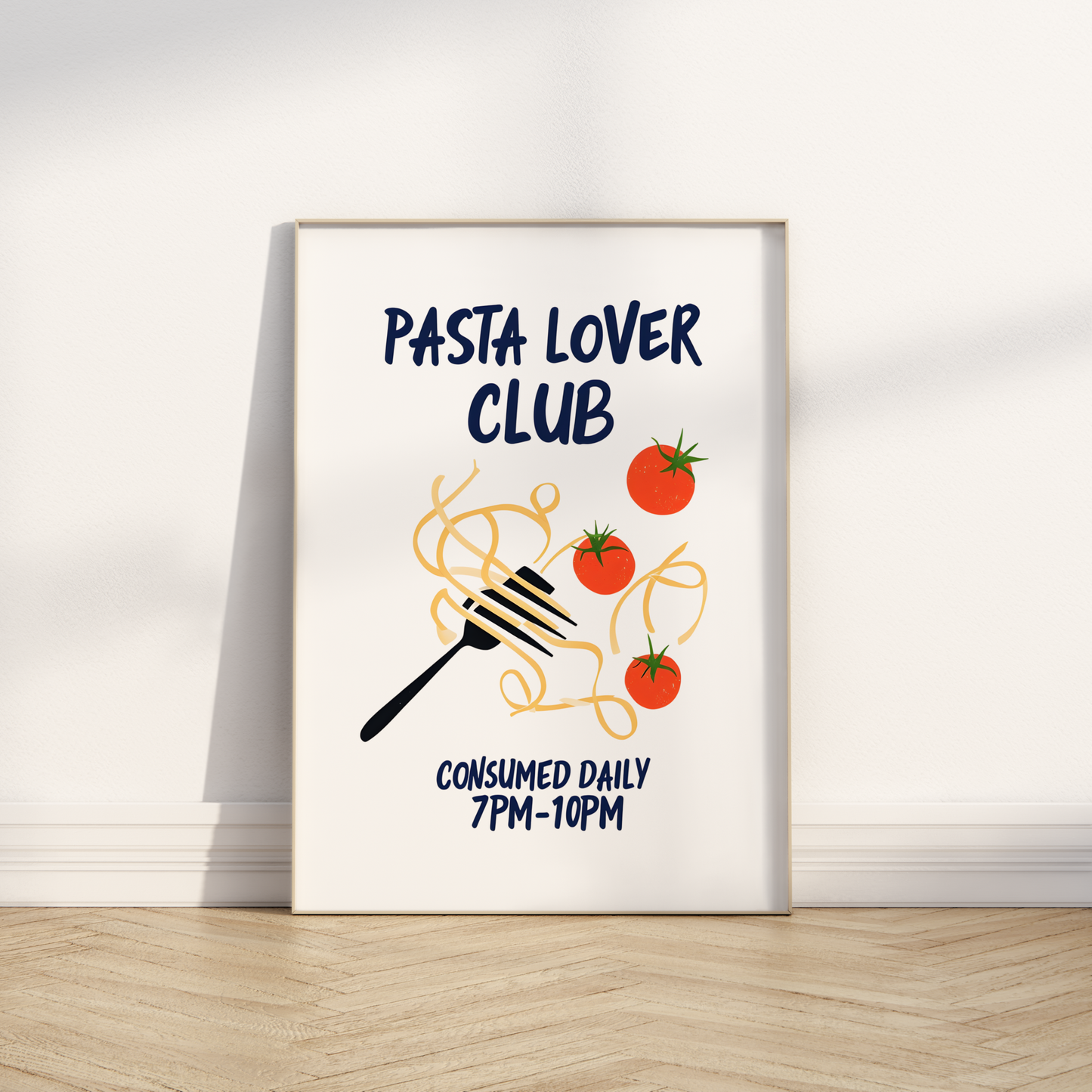 Pasta Lover Club Print