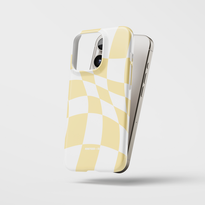 Retro Yellow Check Phone Case