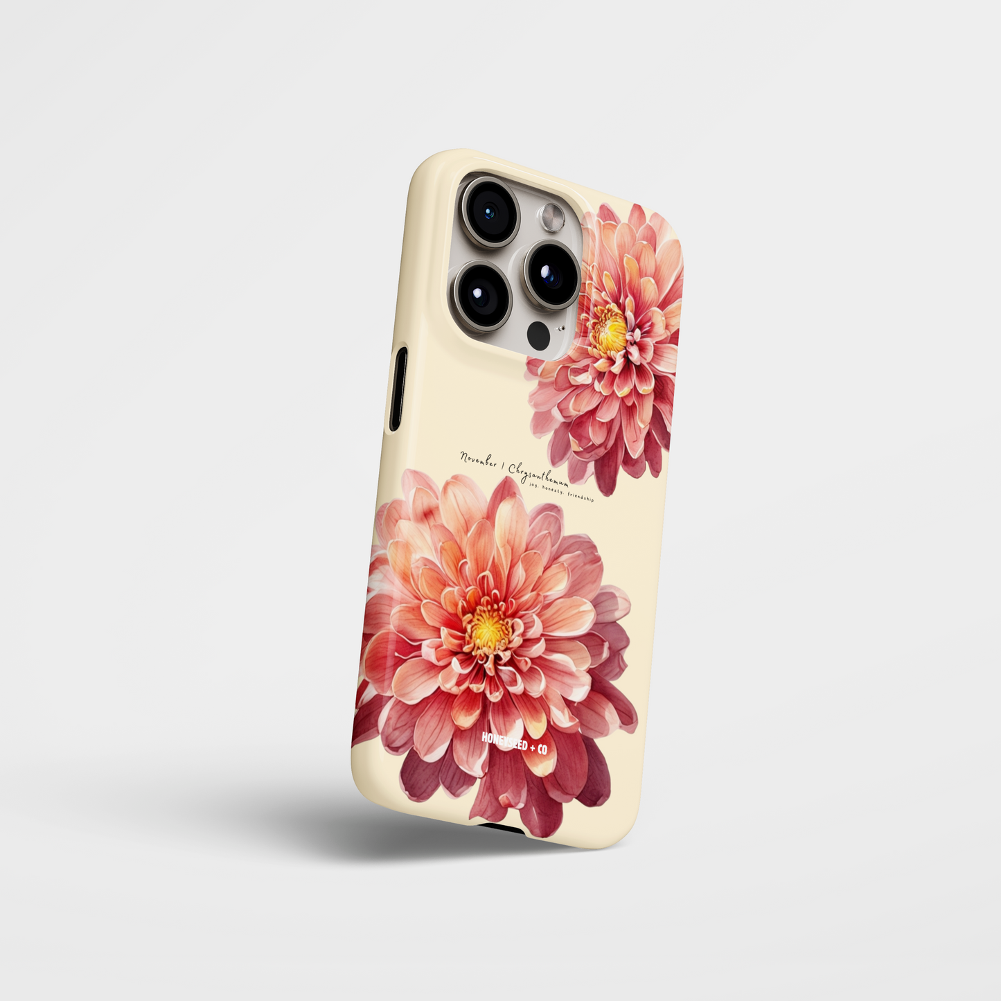 Chrysanthemum Bloom - November Birthflower Phone Case