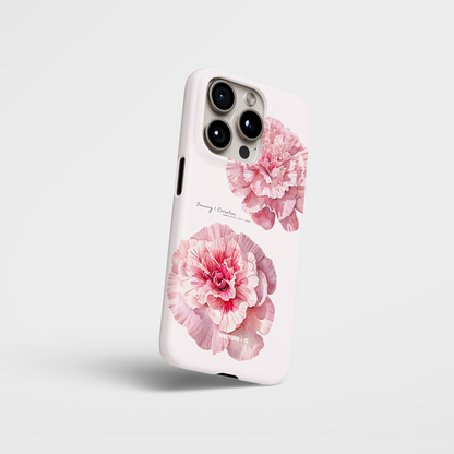 Carnation Bloom- January Birth Flower Phone Case