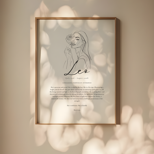 'She is' Prints- Astrology