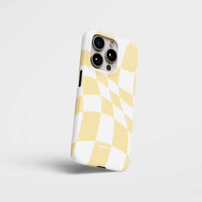 Retro Yellow Check Phone Case