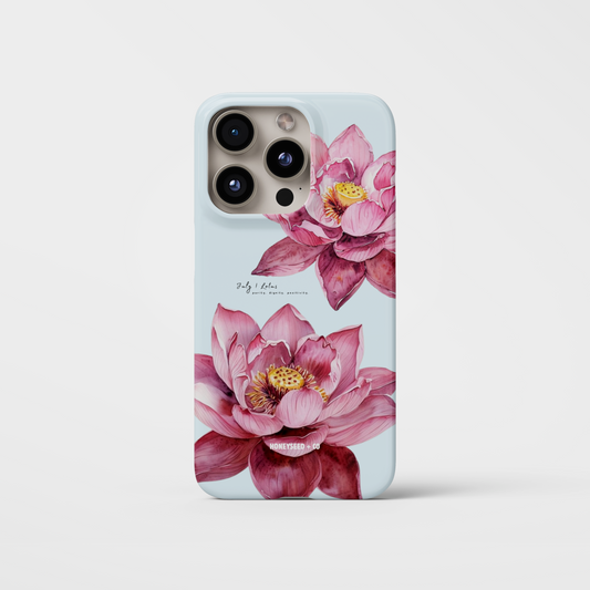 Lotus Bloom- July Birthflower Phone Case