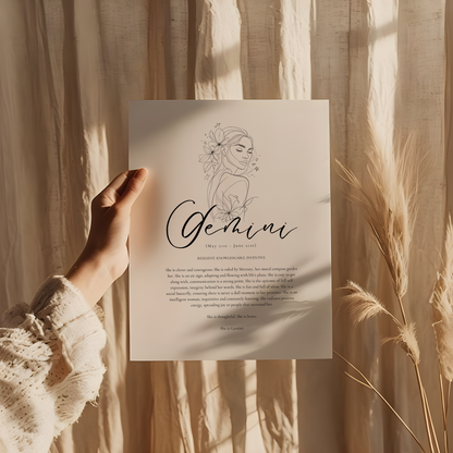 'She is' Prints- Astrology
