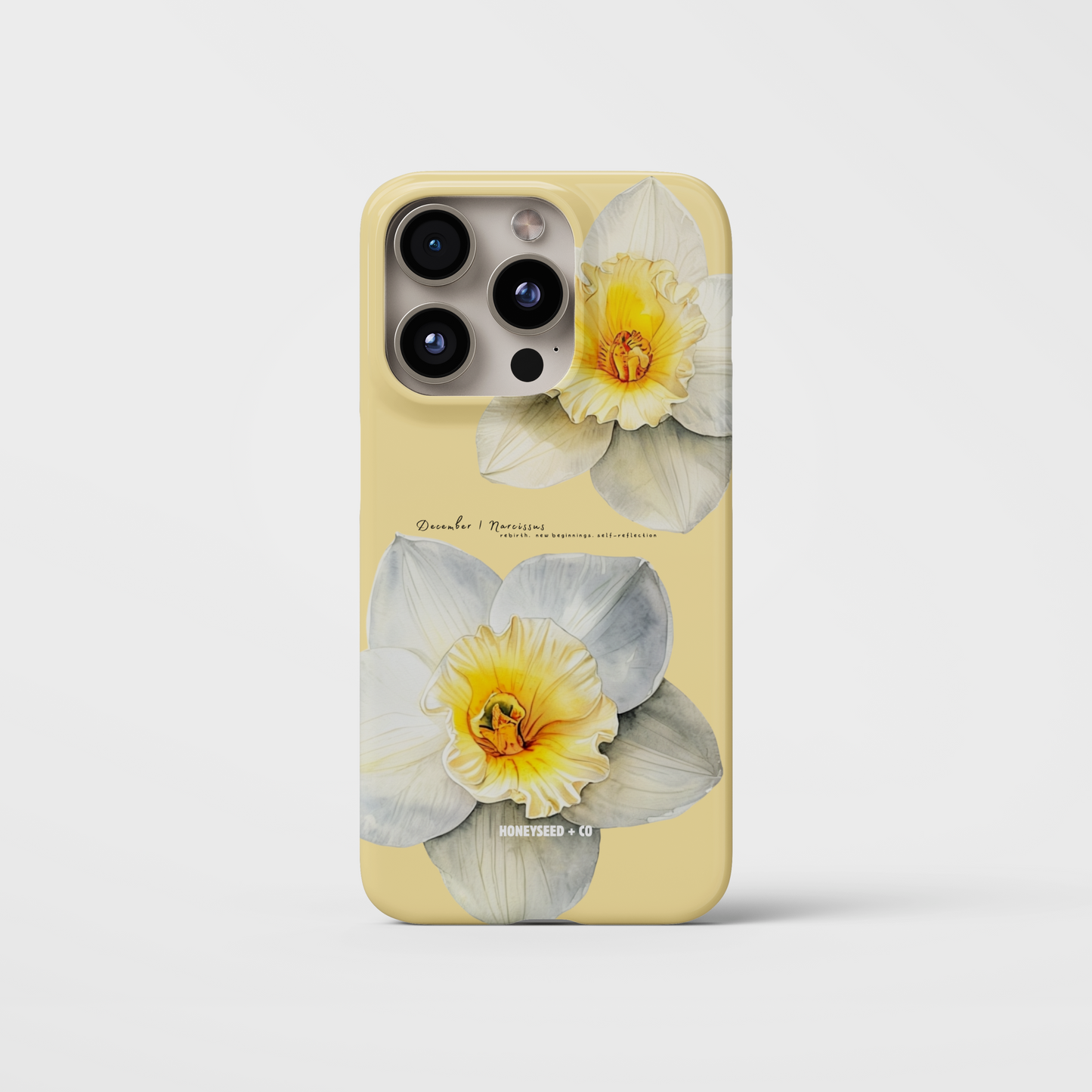 Narcissus Bloom- December Birthflower Phone Case