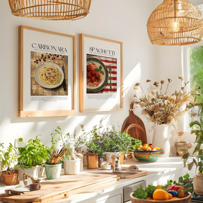 Made In Italy- Spaghetti Print