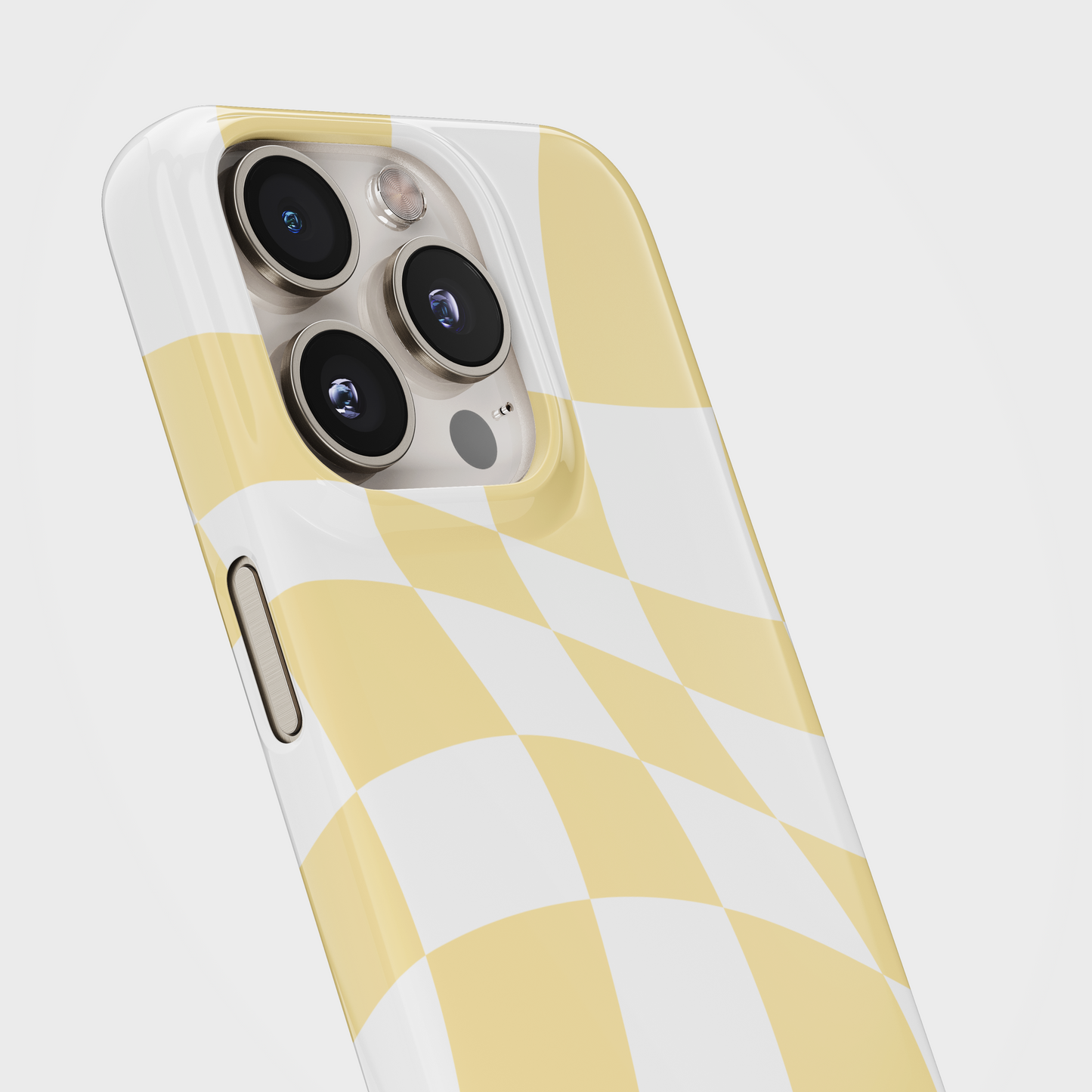 Retro Yellow Check Phone Case