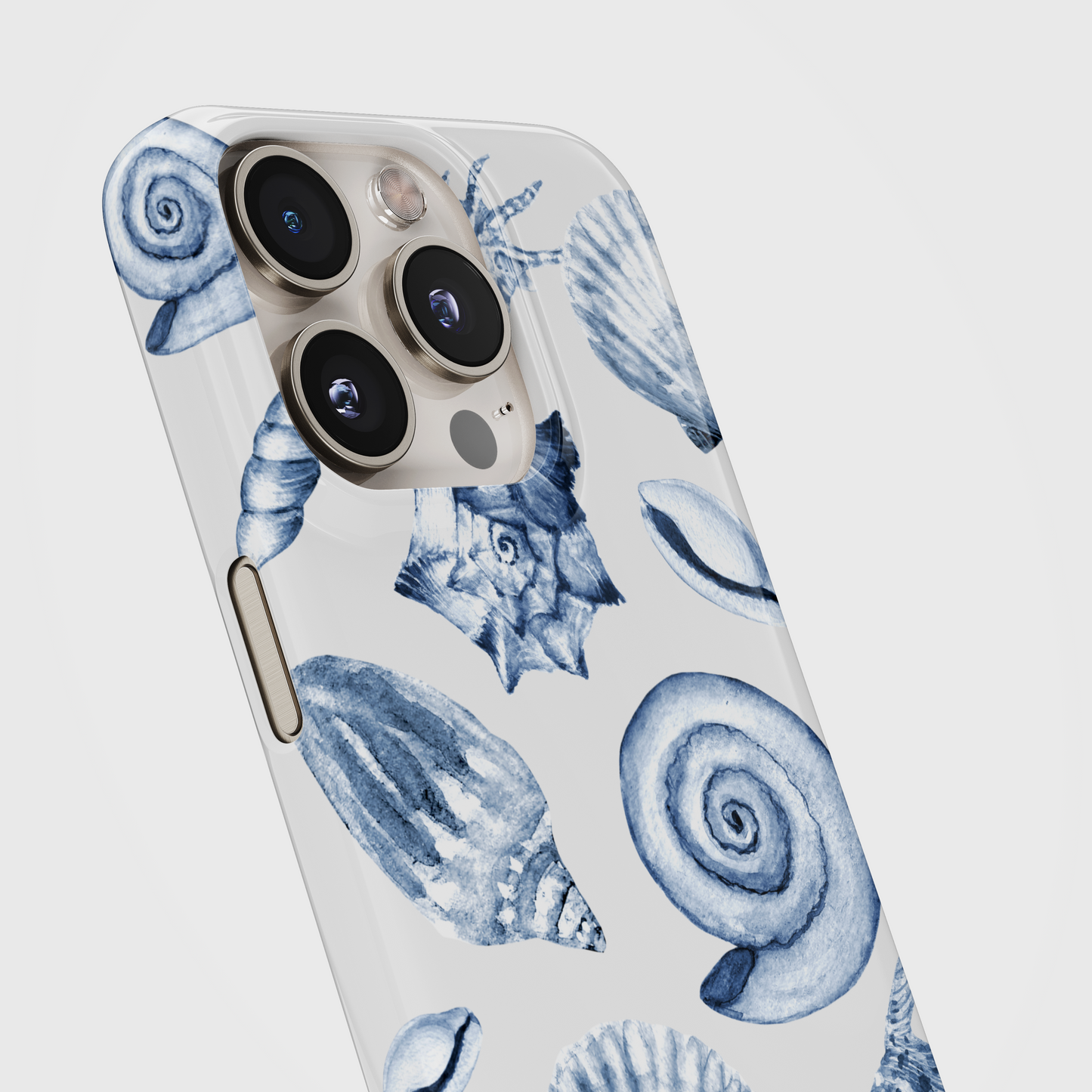 Coastal Blue Shell Phone Case