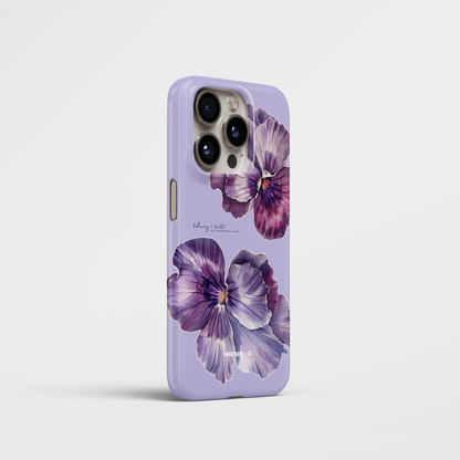 Violet Bloom- February Birthflower Phone Case