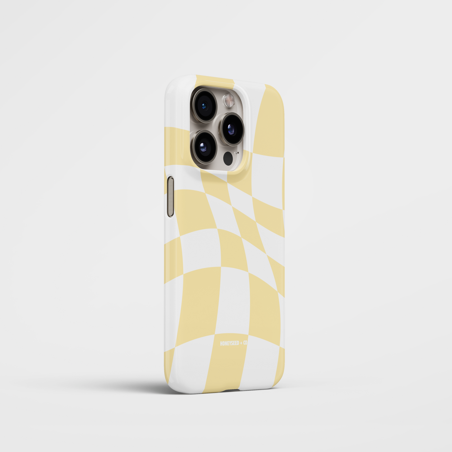 Retro Yellow Check Phone Case