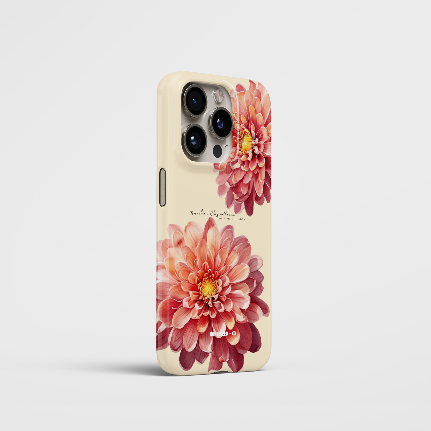 Chrysanthemum Bloom - November Birthflower Phone Case